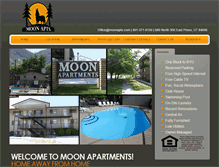 Tablet Screenshot of moonapts.com